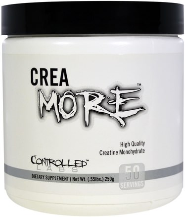 Crea More.55 lbs (250 g) by Controlled Labs-Sport, Kreatinpulver
