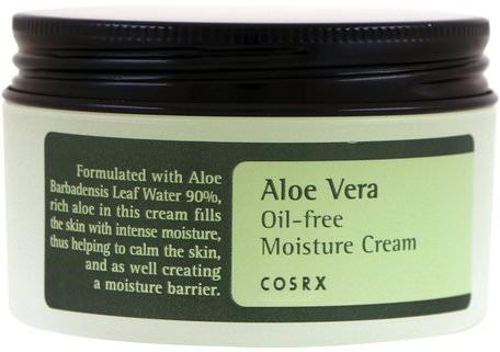 Aloe Vera Oil-Free Moisture Cream, 3.52 oz (100 g) by Cosrx-Skönhet, Ansiktsvård