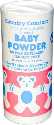 Baby Powder, 3 oz (81 g) by Country Comfort-Hälsa, Graviditet, Diapering, Babypulveroljor
