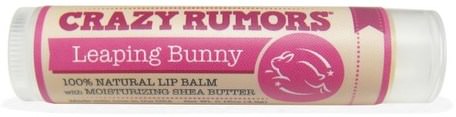 100% Natural Lip Balm, Leaping Bunny, Plum Apricot, 0.15 oz (4.4 ml) by Crazy Rumors-Bad, Skönhet, Läppvård, Läppbalsam