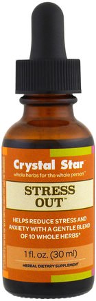 Stress Out, 1 fl oz (30 ml) by Crystal Star-Hälsa, Anti Stress