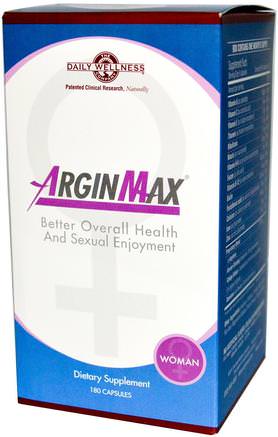 ArginMax for Women, 180 Capsules by Daily Wellness Company-Hälsa, Kvinnor