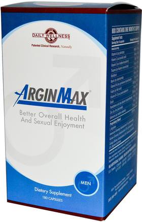 ArginMax, Men, 180 Capsules by Daily Wellness Company-Hälsa, Män