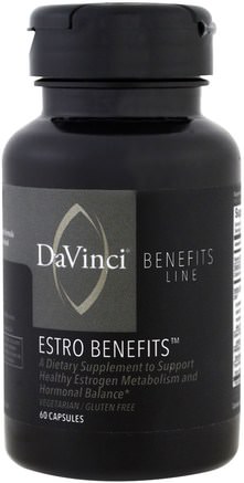 Estro Benefits, 60 Capsules by DaVinci Benefits-Kosttillskott, Enzymer