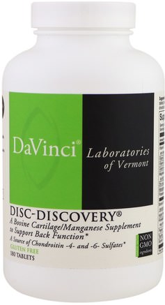 Disc-Discovery, 180 Tablets by DaVinci Laboratories of Vermont-Kosttillskott, Nötkreaturprodukter