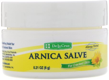 Arnica Salve, For Cracked Skin, 0.21 oz (6 g) by De La Cruz-Örter, Arnica Montana, Arnica