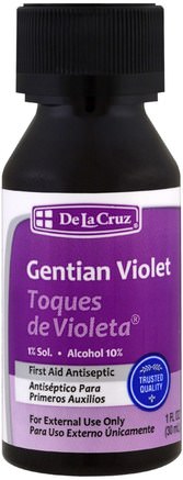 Gentian Violet, First Aid Antiseptic, 1 fl oz (30 ml) by De La Cruz-Örter, Gentian