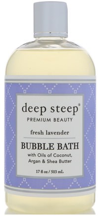 Bubble Bath, Fresh Lavender, 17 fl oz (503 ml) by Deep Steep-Sverige