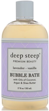 Bubble Bath, Lavender - Vanilla, 17 fl oz (503 ml) by Deep Steep-Sverige