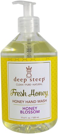 Fresh Honey, Honey Hand Wash, Honey Blossom, 17.6 fl oz (520 ml) by Deep Steep-Bad, Skönhet, Tvål