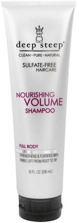Nourishing Volume Shampoo, Full Body, 10 fl oz (295 ml) by Deep Steep-Bad, Skönhet, Hår, Hårbotten, Schampo, Balsam