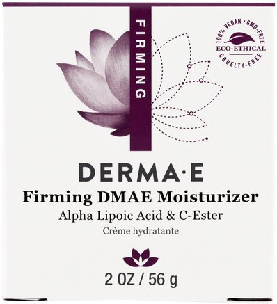 Firming DMAE Moisturizer, with Alpha Lipoic and C-Ester, 2 oz (56 g) by Derma E-Hälsa, Kvinnor, Alfa Lipoinsyra Krämer Spray, Dmae