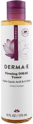 Firming DMAE Toner, 6 fl oz (175 ml) by Derma E-Kosttillskott, Dmae, Ansikts Toner