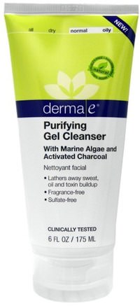 Purifying Gel Cleanser, 6 fl oz (175 ml) by Derma E-Skönhet, Ansiktsvård, Ansiktsrengöring, Hudtyp Normal Till Torr Hud