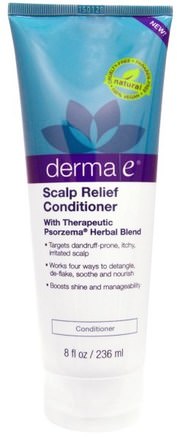 Scalp Relief Conditioner, 8 fl oz (236 ml) by Derma E-Bad, Skönhet, Balsam, Salicylsyra