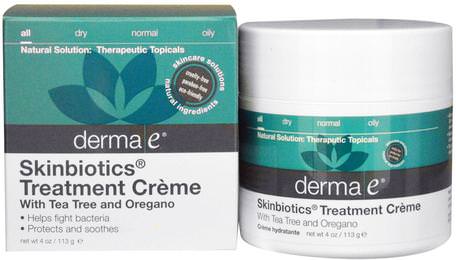 Skinbiotics Treatment Cream, 4 oz (113 g) by Derma E-Skönhet, Ansiktsvård, Krämer Lotioner, Serum, Hud