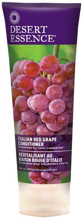 Conditioner, Italian Red Grape, 8 fl oz (237 ml) by Desert Essence-Bad, Skönhet, Balsam, Hår, Hårbotten, Schampo, Balsam
