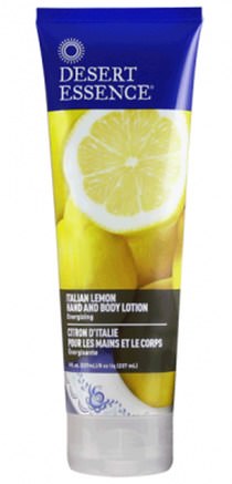 Hand and Body Lotion, Italian Lemon, 8 fl oz (237 ml) by Desert Essence-Bad, Skönhet, Body Lotion