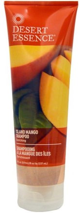Island Mango Shampoo, Enriching, 8 fl oz (237 ml) by Desert Essence-Bad, Skönhet, Schampo, Hår, Hårbotten, Balsam