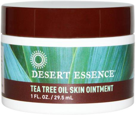 Tea Tree Oil Skin Ointment, 1 fl oz (29.5 ml) by Desert Essence-Hälsa, Hud, Kroppslotion
