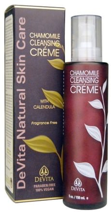 Chamomile Cleansing Crme, Fragrance Free, 5 oz (150 ml) by DeVita-Skönhet, Ansiktsvård, Ansiktsrengöring