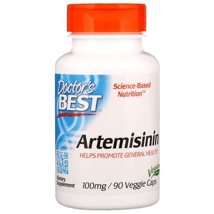 Artemisinin, 100 mg, 90 Veggie Caps by Doctors Best-Örter, Artemisia Malurt, Artemisinin