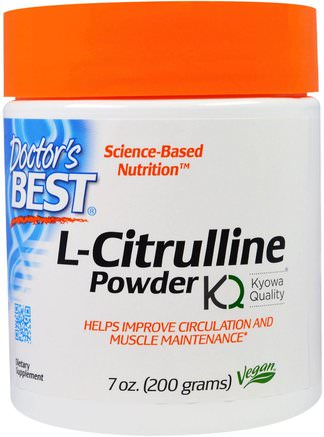 L-Citrulline Powder, 7 oz (200 g) by Doctors Best-Kosttillskott, Aminosyror, L Citrullin