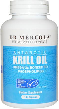 Antarctic Krill Oil, 180 Capsules by Dr. Mercola-Sverige