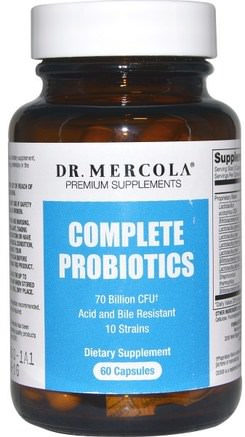 Complete Probiotics, 60 Capsules by Dr. Mercola-Sverige