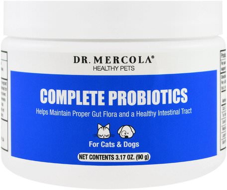 Complete Probiotics, For Cats & Dogs, 3.17 oz (90 g) by Dr. Mercola-Sverige