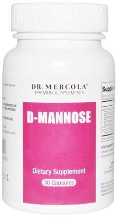 D-Mannose, 30 Capsules by Dr. Mercola-Kosttillskott, D-Mannos