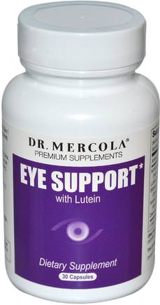 Eye Support, with Lutein, 30 Capsules by Dr. Mercola-Sverige