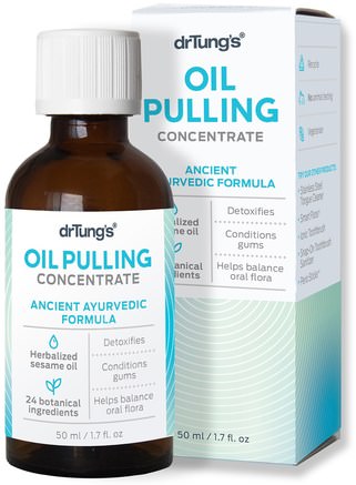 Oil Pulling Concentrate, Ancient Ayurvedic Formula, 1.7 fl oz (50 ml) by Dr. Tungs-Bad, Skönhet, Muntlig Tandvård