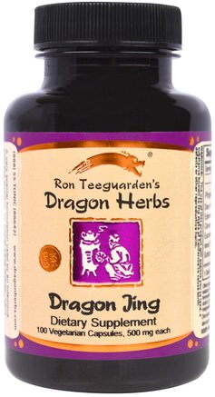 Dragon Jing, 500 mg, 100 Veggie Caps by Dragon Herbs-Sverige