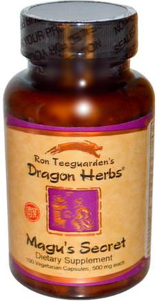 Magus Secret, 500 mg, 100 Veggie Caps by Dragon Herbs-Hälsa, Kvinnor