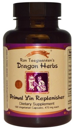 Primal Yin Replenisher, 470 mg, 100 Veggie Caps by Dragon Herbs-Hälsa