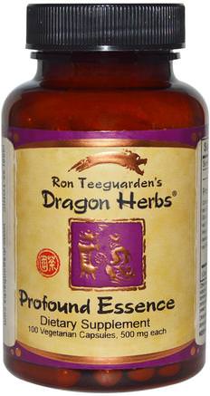 Profound Essence, 500 mg, 100 Veggie Caps by Dragon Herbs-Hälsa