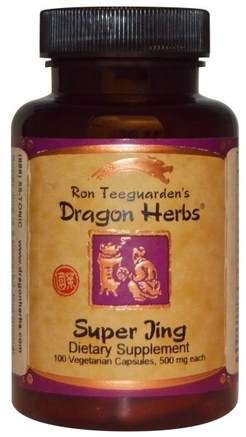 Super Jing, 500 mg, 100 Veggie Caps by Dragon Herbs-Hälsa