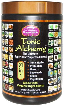 Tonic Alchemy, Ultimate Superfood Blend, 9.5 oz (270 g) by Dragon Herbs-Kosttillskott, Superfoods, Hydrilla Verticillata