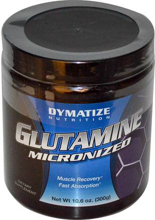 Glutamine Micronized, 10.6 oz (300 g) by Dymatize Nutrition-Kosttillskott, Aminosyror, L Glutamin, L Glutaminpulver, Sport, Sport