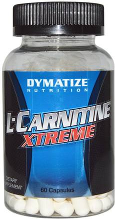 L-Carnitine Xtreme, 60 Capsules by Dymatize Nutrition-Kosttillskott, Aminosyror, L Karnitin