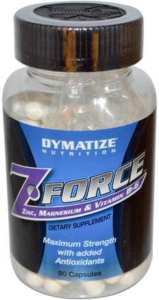 ZForce, 90 Capsules by Dymatize Nutrition-Kosttillskott, Anabola Kosttillskott, Mineraler