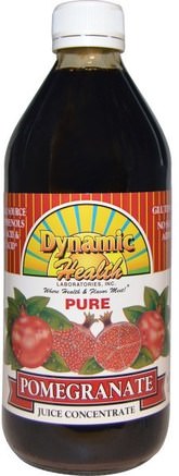 Pure Pomegranate Juice Concentrate, 16 fl oz (473 ml) by Dynamic Health Laboratories-Mat, Kaffe Te Och Drycker, Fruktjuicer