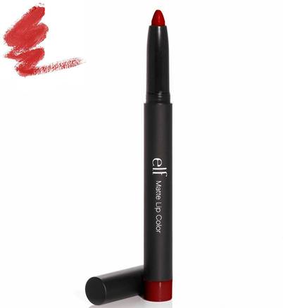 Matte Lip Color, Rich Red, 0.05 oz (1.4 g) by E.L.F. Cosmetics-Mun