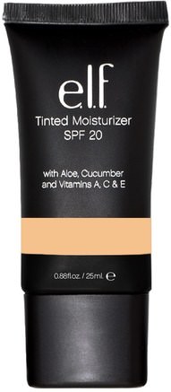 Tinted Moisturizer SPF 20 Sunscreen, Ivory, 0.85 fl oz (25 ml) by E.L.F. Cosmetics-Skönhet, Ansiktsvård, Spf Ansiktsvård