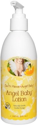 Angel Baby Lotion, Natural Vanilla Orange, 8 fl oz (240 ml) by Earth Mama Angel Baby-Barns Hälsa, Diapering, Babypulveroljor, Bad, Skönhet, Body Lotion, Baby Lotion
