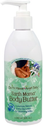 Earth Mama Body Butter, 8 fl oz (240 ml) by Earth Mama Angel Baby-Postpartum, Graviditet