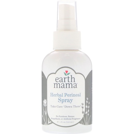 New Mama Bottom Spray, 4 fl oz (120 ml) by Earth Mama Angel Baby-Hälsa, Graviditet, Postpartum