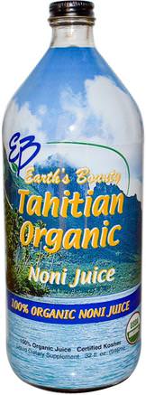 Tahitian Organic Noni Juice, 32 fl oz (946 ml) by Earths Bounty-Örter, Noni Juice Extrakt, Kaffe Te Och Drycker, Fruktjuicer