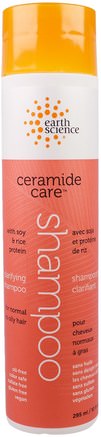 Ceramide Care, Clarifying Shampoo, 10 fl oz (295 ml) by Earth Science-Bad, Skönhet, Schampo, Hår, Hårbotten, Balsam